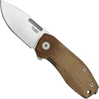 Lionsteel Nano fällkniv, Green canvas