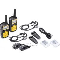 Midland XT50 Pro Case Yellow C1464.01 LPD/PMR walkie-talkie Set om 2.