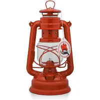 Feuerhand Hurricane Lantern 276, lykta, tegelröd