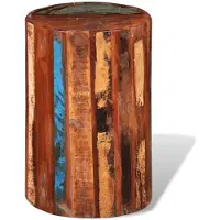 vidaXL Tabouret Bois de récupération massif