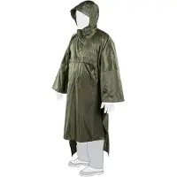 Tasmanian Tiger Poncho - Oliv (Storlek: Small)