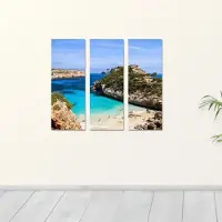 Smartphoto Delad canvastavla 3 Panel Trippel