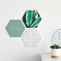 Smartphoto Aluminiumtavlor Hexagoner Galleri (Set om 3)