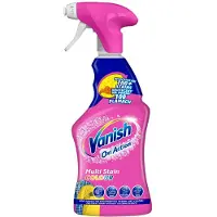 Vanish Oxi Action Pre-Treat for tuffa flckar Tygflckborttagningsspray Effektiv p 100+ flckar Klorblekningsfri formel Sker p vardagliga tyge