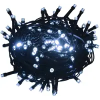 vidaXL Ljusslinga 2000 LED inne/ute 200m IP44 kallvit