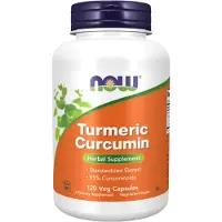 Now , Turmeric Curcumin, 120 Veg Capsulor (665 mg per Capsul)