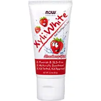 Now , XyliWhite, Barns Tandkräm Gel, Strawberry Splash, 3 oz (85 g)