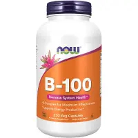 Now Supplements Vitamin B-100 Energiproduktion* Hlsa i nervsystemet* 100 Veg-kapslar