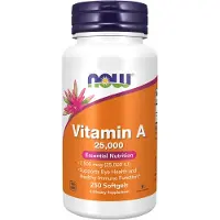 Now , Vitamint A, 7 500 mcg (25 000 IU), 250 mjuka kapslar