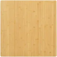 vidaXL Bordsplatta 70x70x2,5 cm bambu 352701