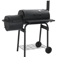 vidaXL Klassisk rökgrill BBQ Offset