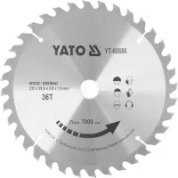 YATO Sågklinga för trä YT-60686; 235x25,4 mm; 36T