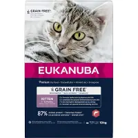 Eukanuba Kitten spannmålsfritt kattfoder med lax