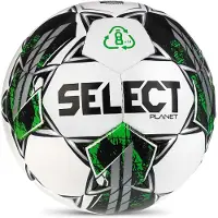 Select Fotboll Planet V23 - Vit/Grön/Svart, storlek Ball SZ. 5