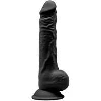Silexd - Premium Dildo, 9.5", Black