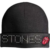 Ginza.se The Rolling Stones: Unisex Beanie Hat/Stones Embellished (Black)