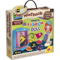 Lisciani MONTESSORI BABY TRÄ MAGNETISK DOCKA