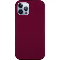 Mtp Products iPhone 14 Pro Liquid Silikonskal - Vinröd