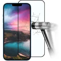 Mtp Products iPhone 14 Pro Rurihai Heltäckande Härdat Glas Skärmskydd - Svart Kant