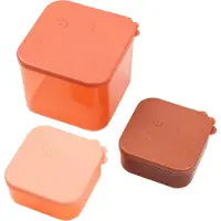 Done by Deer Matlåda - Elphee - 3-pack - Papaya - - One Size - Matlåda