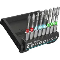 Hazet 2304SH-11 Bit-Set 8 delar Inre T-profil, Inner-sexkantig, Stjärnspår Phillips