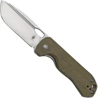 Kizer Cutlery Bugai Linerlock Micarta Grn
