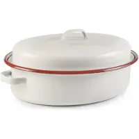 Jamon Kastrull - IBILI 907634 - Oval Cocotte - Stål Bordeaux - 36 x 27 x 13 cm