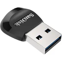 SanDisk MobileMate - Kortläsare (microSDHC UHS-I, microSDXC UHS-I) - USB 3.0