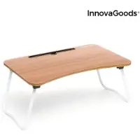 InnovaGoods Multifunktionellt hopfällbart sidobord - Metall - Vit - Samtida - Design