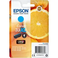 Epson 33XL (T3362) cyan bläckpatron hög kapacitet (original)