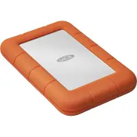 LaCie Rugged Mini 4 TB Extern hårddisk 2.5 USB 3.2 Gen 1 Silver, Orange 9000633