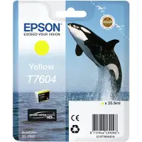 Epson T7604 gul bläckpatron (original)