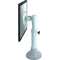 NeoMounts Monitor bordsfäste FPMA-D025SILVER 1 Skärm(ar) 25,4 cm (10) - 76,2 cm (30) Silver Justerbar i höjd, Tiltbar, Roterbar