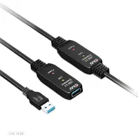 Club 3D USB-kabel USB 3.2 Gen1 USB-C-kontakt 15.00 m Svart CAC-1406