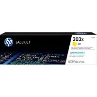 HP 203X - High yield - gul - original - LaserJet - tonerkassett (CF542X) - för Color LaserJet Pro M254dw, M254nw, MFP M280nw, MFP M281cdw, MFP M281...