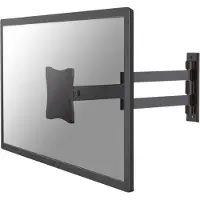 Newstar FPMA-W830BLACK Monitor-väggfäste 1 Skärm(ar) 25,4 cm (10) - 68,6 cm (27) Svart Tiltbar, Svängbar, Utdragbar