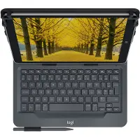 Logitech Tangentbordsskydd - - Universal Folio - AZERTY - För Apple-, Android- och Windows-tabletter från 9 till 10 tum - Svart