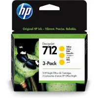 HP 712 Bläckpatron Gul 3-pack