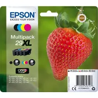Epson 29XL/T2996 BK/C/M/Y (svart/cyan/magenta/gul) blekkpatroner 4-pakk 1 x 11,3 ml / 3 x 6,4 ml
