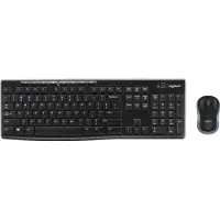 Logitech Mk270 Trådlöst Tangentbord Och Mus Engelska