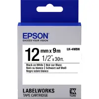 Epson Lk-4wbn-banderoller 12x9 Mm