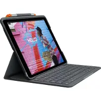 Logitech Slim Folio tangentbordscase för iPad 10,2" (7:e, 8:e och 9:e gen) – grafit