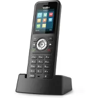 Yealink W59R - Trådlös förlängningshandenhet - med Bluetooth interface med nummerpresentation - DECT - 3-riktad samtalsförmåg - svart