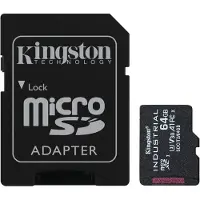 Kingston Industrial + Adapter 100 Mb/s 64gb Minneskort