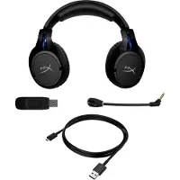 HyperX Cloud Flight Gaming Trådlöst Headset – Svart/Blått