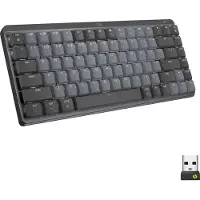 Logitech Master Series MX Mechanical Mini - Tangentbord - bakgrundsbelyst - trådlös - Bluetooth LE - QWERTY - USA, internationellt - tangentbrytare...