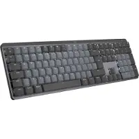 Logitech Master Series MX Mechanical - Tangentbord - bakgrundsbelyst - trådlös - Bluetooth LE - QWERTY - USA, internationellt - tangentbrytare: tak...