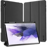DUX Samsung Galaxy Tab S9+ Domo Tri-Fold Smart Foliofodral - Svart