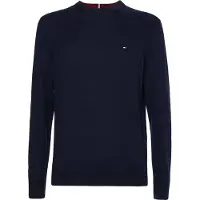 Tommy Hilfiger Tröja i bomullskashmir Marinblå Blå Mörkblå Storlek