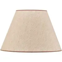 Duolla Lampskärm Pseudosofia för golvlampa ecru/beige , Creme / bärnsten, Textil / tyger / siden